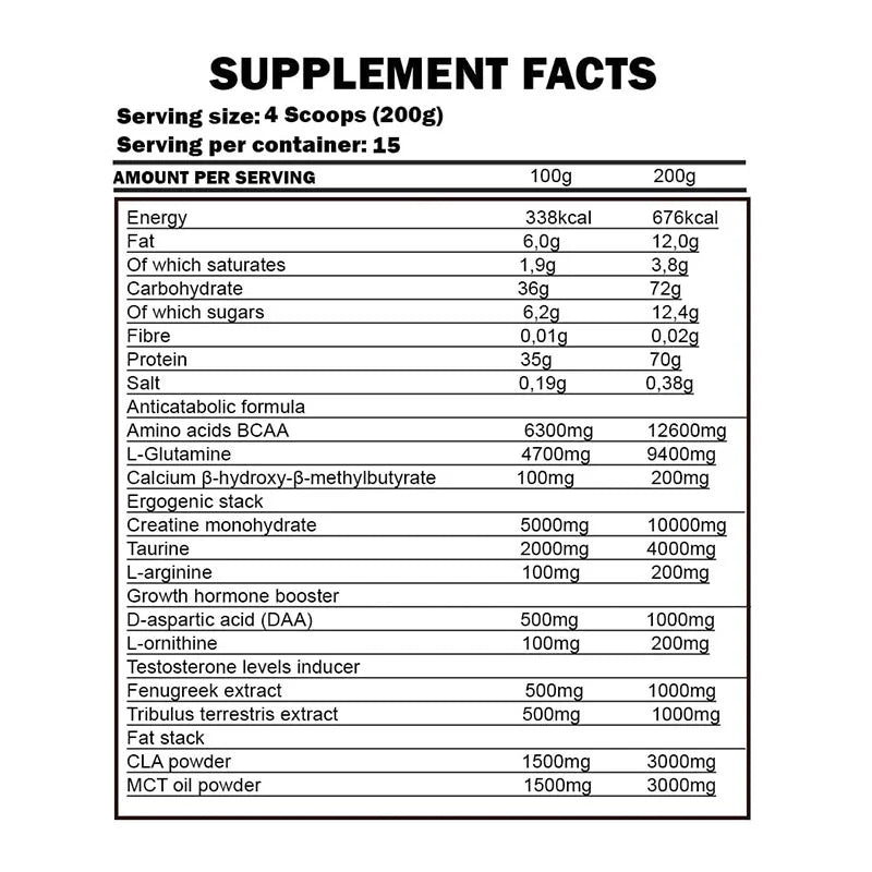 Kevin Levrone Gold Lean Mass 3Kg